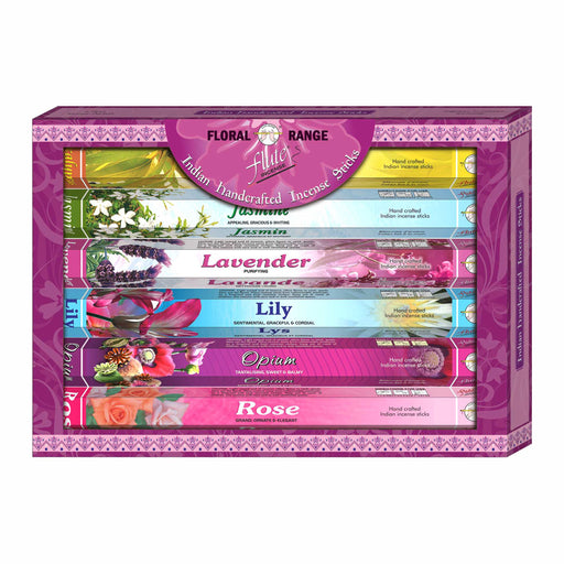 Flute | Classic Incense Gift Pack of 6 Incense SunGlow Bundle 2
