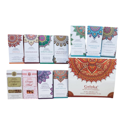 Goloka Assorted Aroma Oil Set 10Ml/Bottle Aroma Oil SunGlow