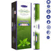 Satya Egyptian Musk Hexagonal Incense Sticks 9" Incense SunGlow Satya Patchouli Hexagonal Incense Sticks 9"