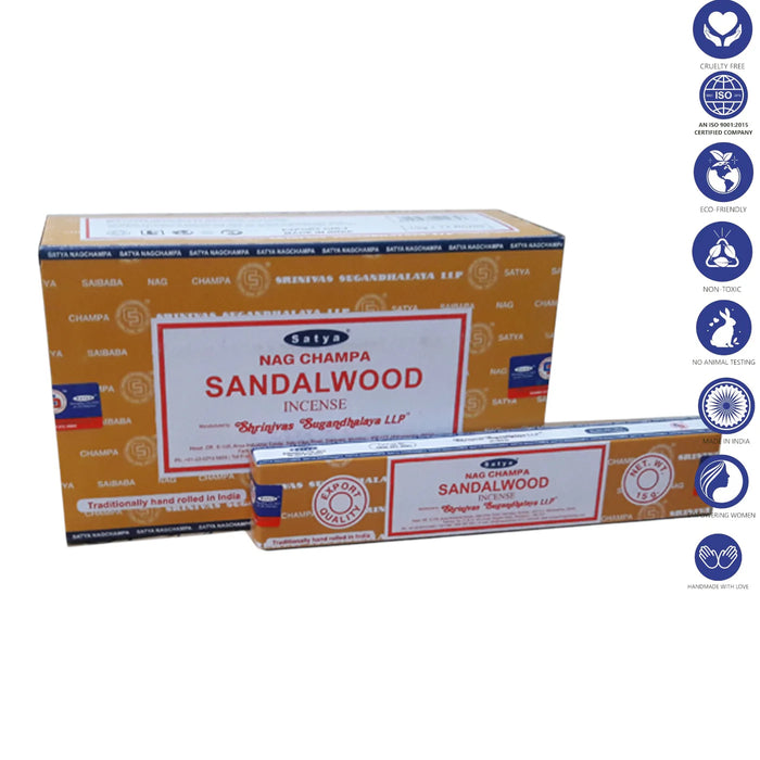 Satya | Incense Sticks 15g Incense SunGlow Sandalwood
