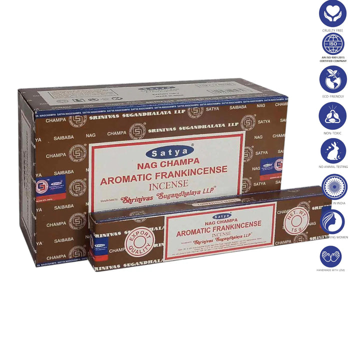 Satya | Incense Sticks 15g Incense SunGlow Aromatic Frakincense