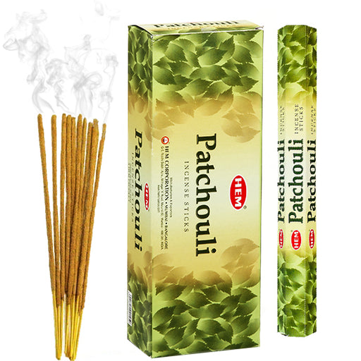 Hem Hexa Patchouli Incense Sticks 6Tubes/Box Incense SunGlow