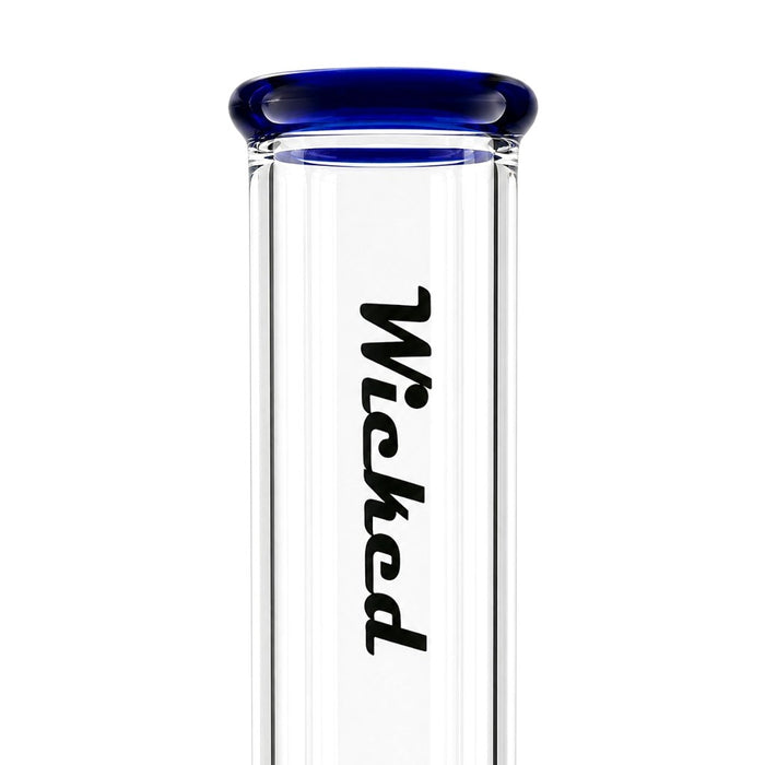 Wicked | 10" 4mm Glass Beaker Bong-4 Colours Assorted Glass Bong Super Supplys Inc
