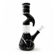 10" Splashguard Zong Glass Perc- 8 Assorted Colours Glass Bong Super Supplys Inc Black