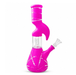 10" Splashguard Zong Glass Perc- 8 Assorted Colours Glass Bong Super Supplys Inc Pink