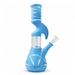 10" Splashguard Zong Glass Perc- 8 Assorted Colours Glass Bong Super Supplys Inc Light Blue