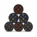 Luxury Design 63mm Zinc 4 Pcs Grinder-6 Pcs In A Display Display Pack Super Supplys Inc