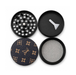 Luxury Design 63mm Zinc 4 Pcs Grinder-6 Pcs In A Display Display Pack Super Supplys Inc
