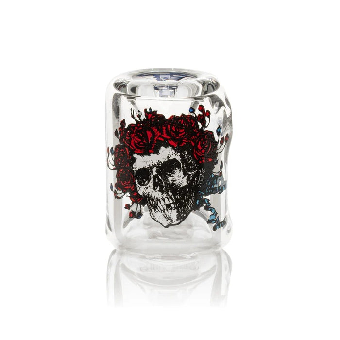 Grateful Dead x GEAR Premium® | 5.5" Bertha Sherlock Hand Pipe In Collectible Tin Glass Pipe West Coast Gifts