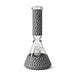 Braided Grip 12.5” 7mm Beaker Bong Glass Bong Super Supplys Inc Black
