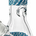 Braided Grip 12.5” 7mm Beaker Bong Glass Bong Super Supplys Inc