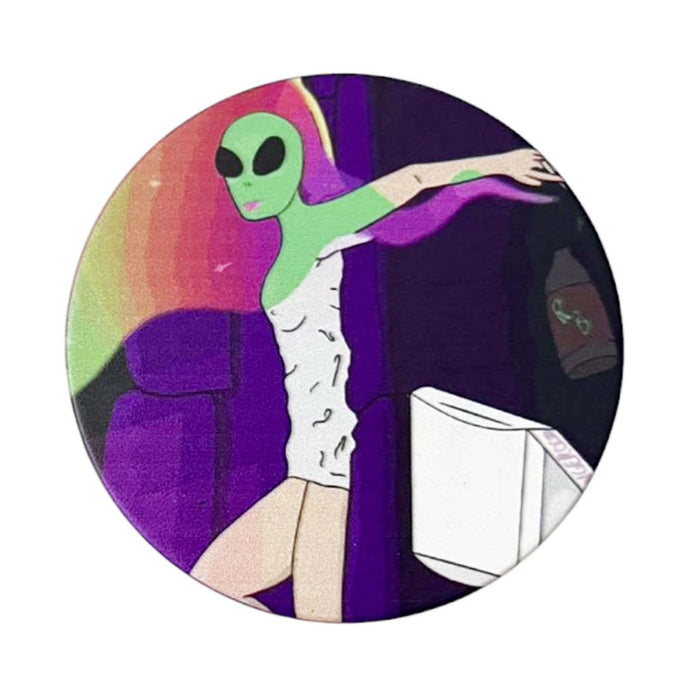 63mm*42mm Alien Lounge Grinder -Assorted-6 Pcs/Display Display Pack Super Supplys Inc