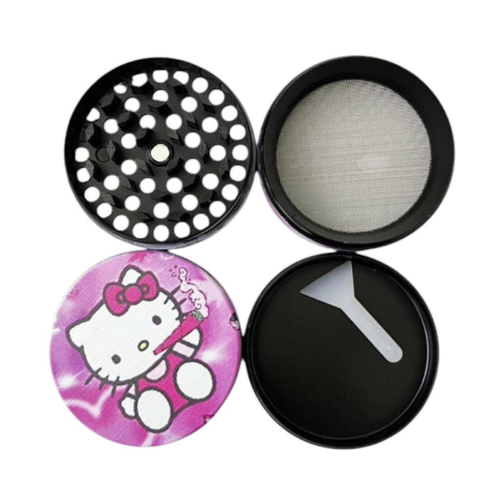 50mm*37mm Ketty Zinc Grinder-Assorted Design-12 Pcs/Display Display Pack Super Supplys Inc