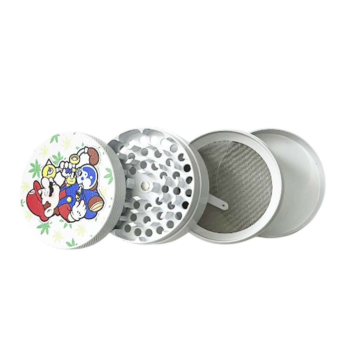 63*42mm ToonCloud Zinc Grinder-6 Assorted Design-6 Pcs/Display Display Pack Super Supplys Inc