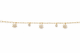 18K GOLD CHARMED BRACELET Jewelry The Kush Girls