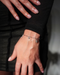 SILVER CANNABIS CHARMED BRACELET Jewelry The Kush Girls