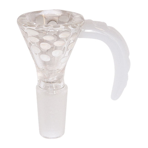 Dotted Bowl With Handle -14mm Bowl · Popper Maple Craft Inc White