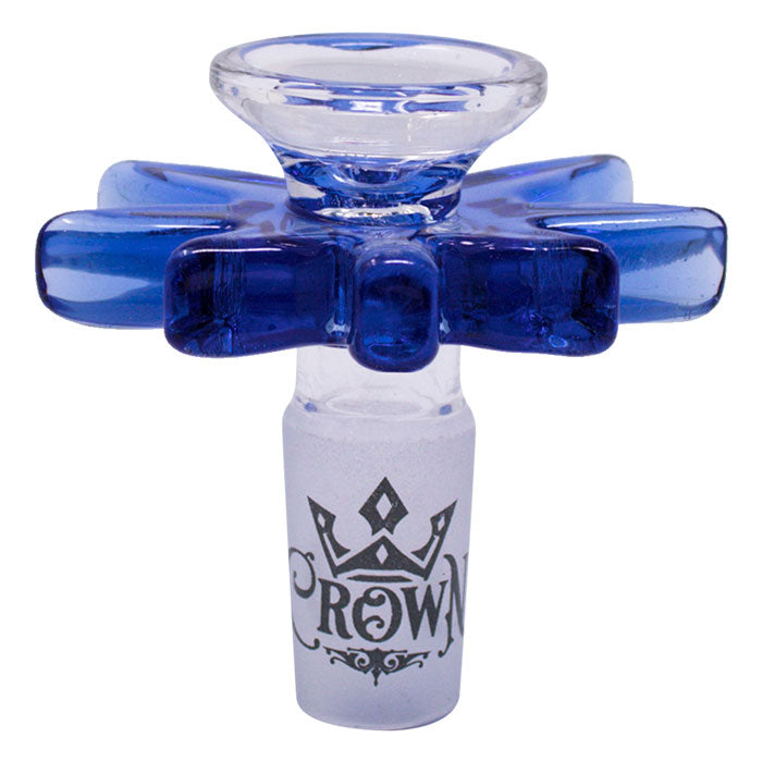 Glass Marijuana Bowl - 14 mm Bowl · Popper Maple Craft Inc Blue