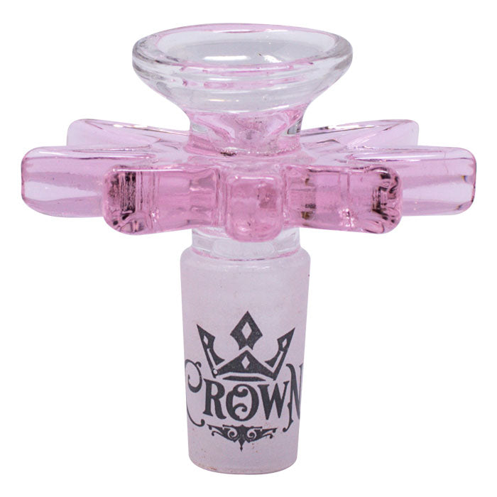 Glass Marijuana Bowl - 14 mm Bowl · Popper Maple Craft Inc Pink
