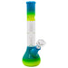 12" Drip in Dual Twin Colored Glass Bong Glass Bong Maple Craft Inc Sky Blue