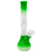 12" Drip in Dual Twin Colored Glass Bong Glass Bong Maple Craft Inc Green
