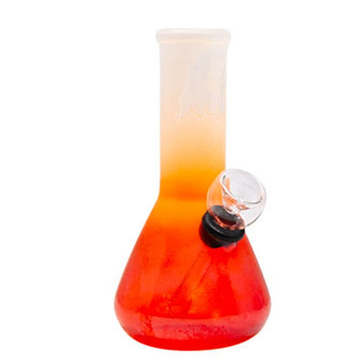5" Groove Glow Mini Glass Bong Glass Bong Maple Craft Inc Orange