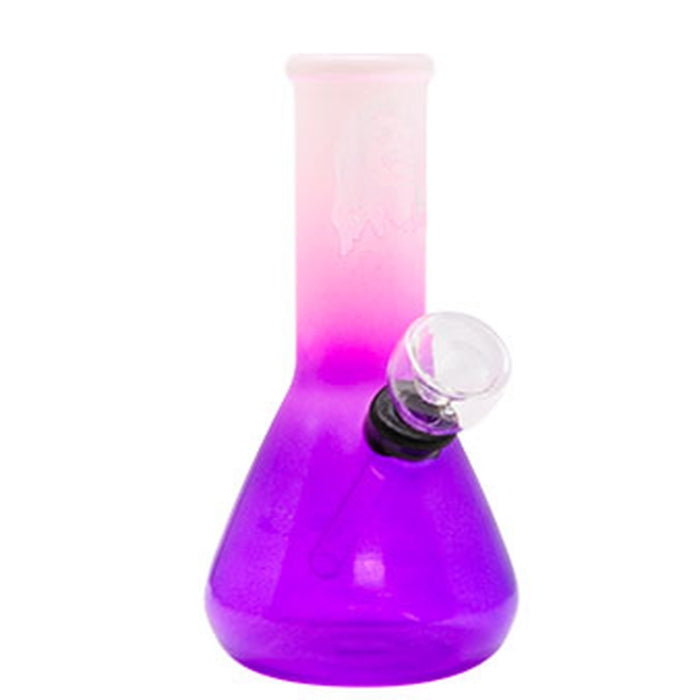 5" Groove Glow Mini Glass Bong Glass Bong Maple Craft Inc Purple
