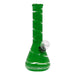 7" Colored Ribbon Mini Glass Bong - New Glass Bong Maple Craft Inc Green