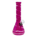 7" Colored Ribbon Mini Glass Bong - New Glass Bong Maple Craft Inc Pink