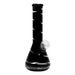 7" Colored Ribbon Mini Glass Bong - New Glass Bong Maple Craft Inc Black