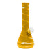 7" Colored Ribbon Mini Glass Bong - New Glass Bong Maple Craft Inc Yellow