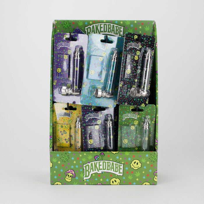 Metal Pipe with Silver Screen – Blister Pack Display / 24 Pack Metal Pipe LEHIGH WHOLESALE