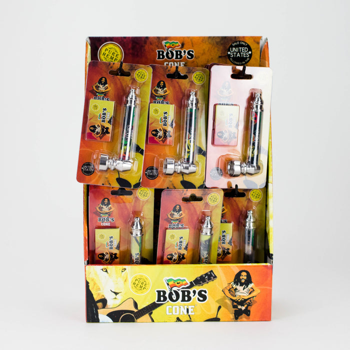 Metal Pipe with Silver Screen – Blister Pack Display / 24 Pack Metal Pipe LEHIGH WHOLESALE
