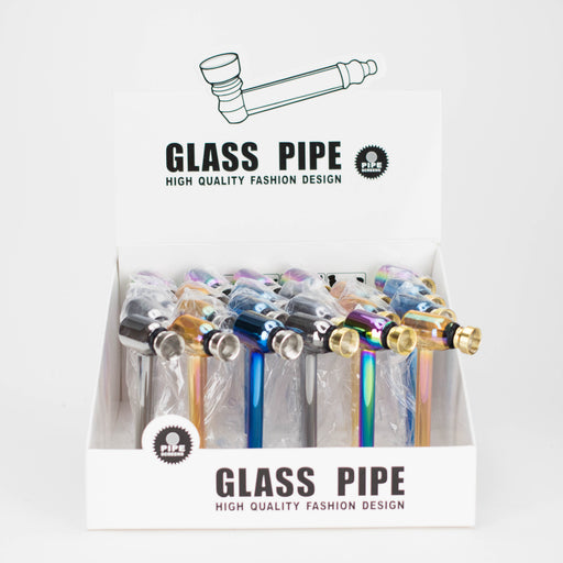 6" Glass Pipe with Screen (GS 3010) – Box / 24 Pack Glass Pipe LEHIGH WHOLESALE