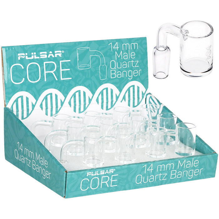 Pulsar | CORE Quartz Banger Male 90 Degree 12 count Display