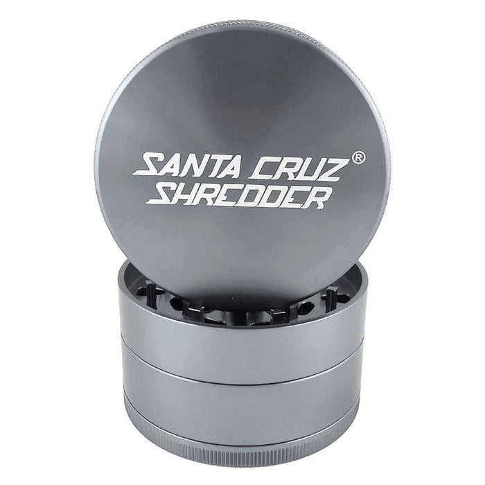 SANTA CRUZ SHREDDER | Large 4-piece Shredder Regular Grinder Smoking Cat Distribution(S) Grey