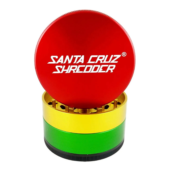 SANTA CRUZ SHREDDER | Large 4-piece Shredder Regular Grinder Smoking Cat Distribution(S) Rasta