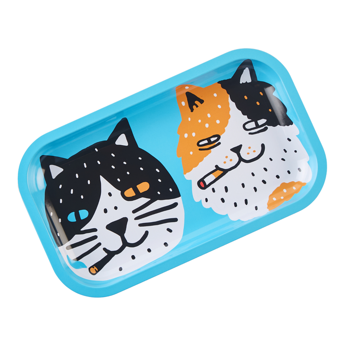 Slimjim X Jacob 9 Lives Rolling Tray - (Medium) Tray SLIMJIM Don Meowleone