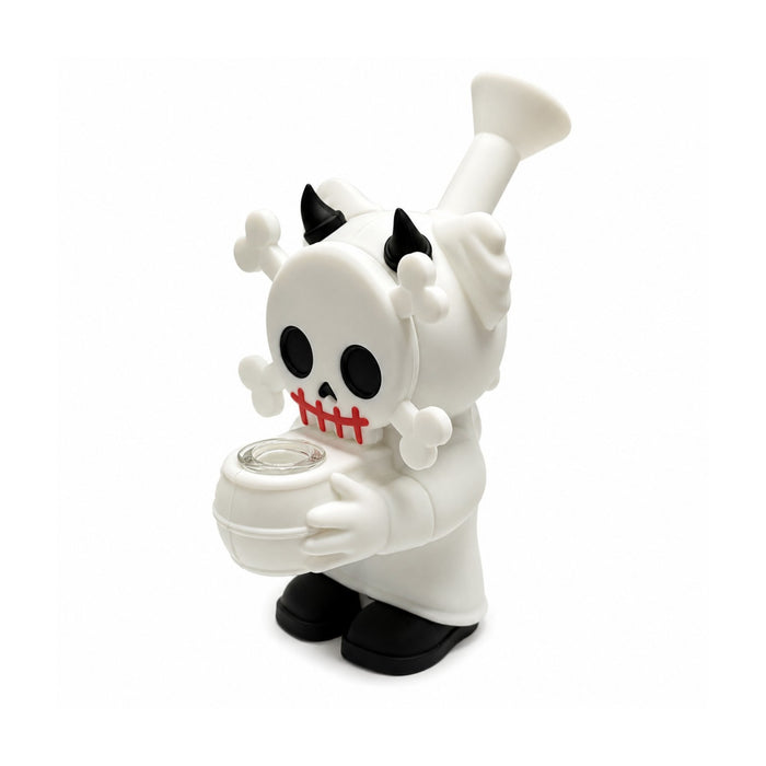 6" Devil Skull Silicone Water Pipe Resin · Silicone · Plastic Bong Super Supplys Inc
