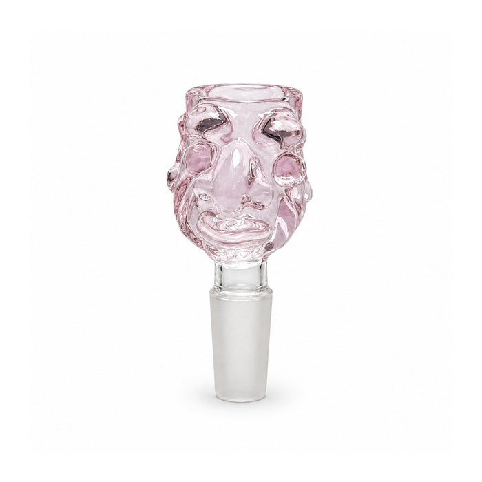 14mm Troll Face Glass Bowl Piece Bowl · Popper Super Supplys Inc Pink