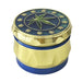 Royal Leaf 42*32mm 4 Parts Zinc Grinder-12 Pcs/Display Display Pack Super Supplys Inc