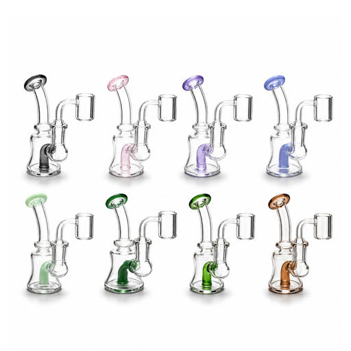5" Mini Bell Perc Dab Rig Set Glass Rig Super Supplys Inc