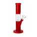 8" Frosted Percolator Tube Water Pipe Glass Bong Super Supplys Inc Red