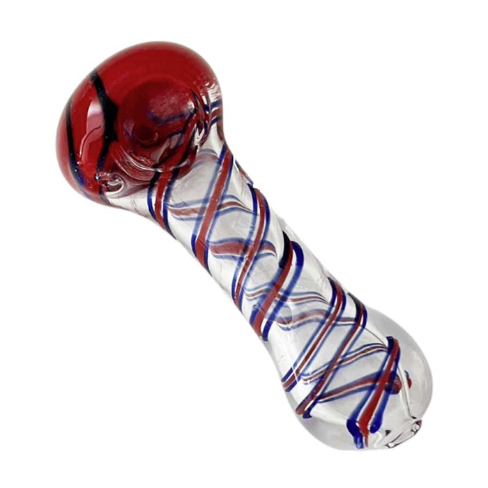 4-1/2" CoreLine Spoon Glass Pipe-Assorted-2CT Glass Pipe Super Supplys Inc