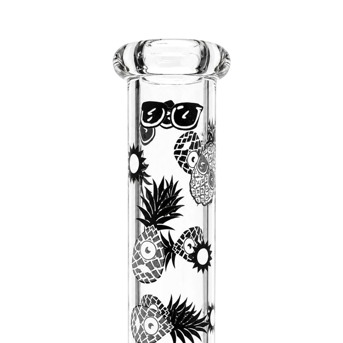 10" Glow-in-the-Dark Beaker Bong Glass Bong Super Supplys Inc