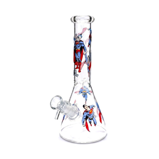 10" Captain Beaker Bong Glass Bong Super Supplys Inc Super Hero