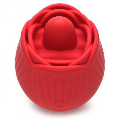 Bloomgasm French Rose Licking & Vibrating Stimulator Vibrator JAL