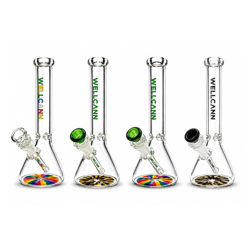11" Wellcann Prism Base Beaker Bong Glass Bong Super Supplys Inc