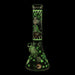 14" 7mm Interdimensional Glow Beaker Bong Glass Bong Super Supplys Inc