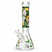 14" 7mm Interdimensional Glow Beaker Bong Glass Bong Super Supplys Inc A